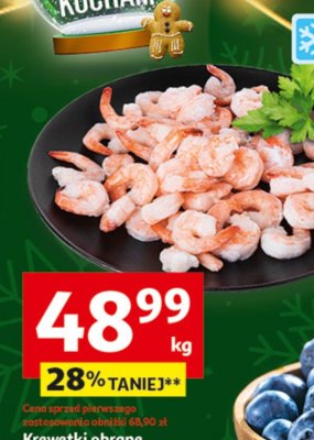 Krewetki promocja w Auchan