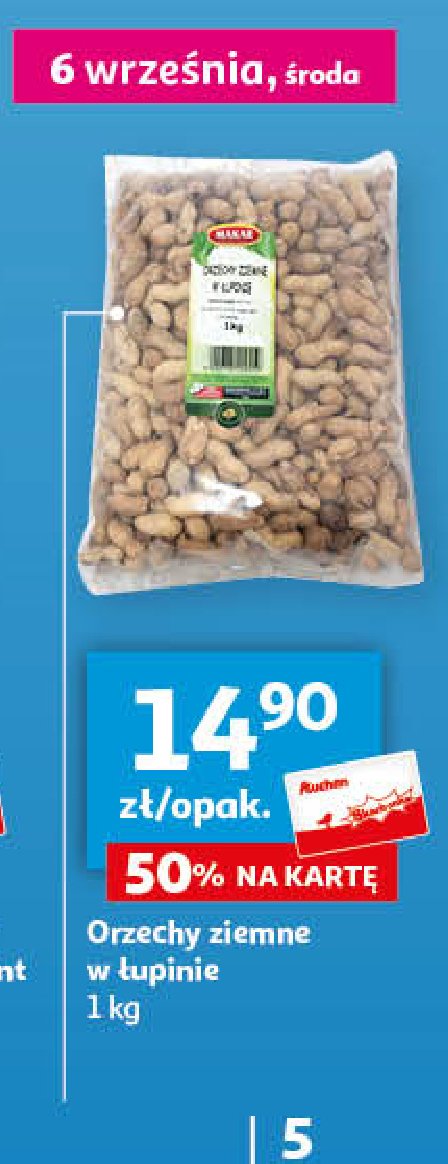 Orzechy ziemne w łupinach Makar promocja