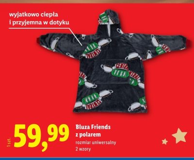 Bluza z polarem Bluza Friends promocja w Lidl