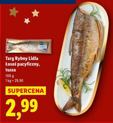 Łosoś pacyficzny, tusza promocja w Lidl