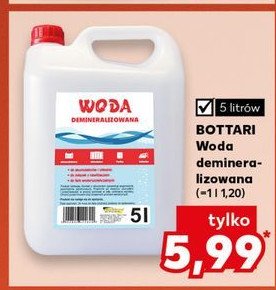 Woda demineralizowana Bottari promocja