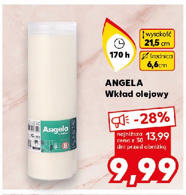 Wkład olejowy 170 h Angela promocja