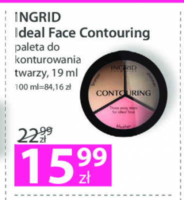 Paleta do konturowania twarzy Ingrid ideal face Ingrid cosmetics promocja