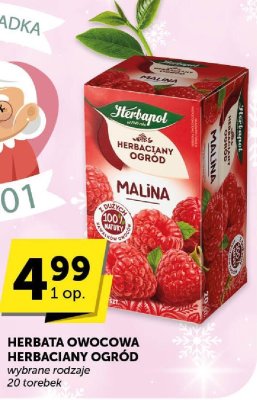 Herbata owocowa Herbaciany Ogród malina wybrane rodzaje promocja w ABC