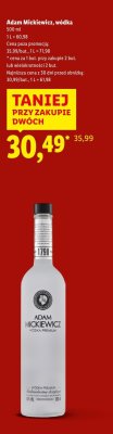 W贸dka Adam mickiewicz promocja w Lidl