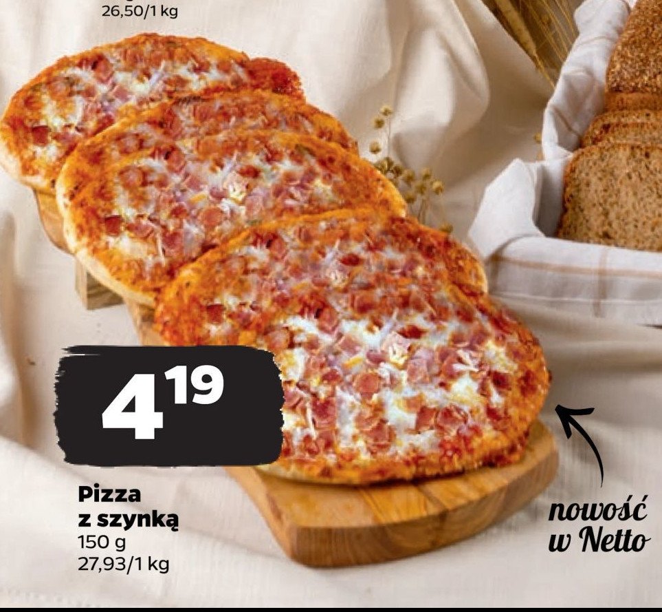 Pizza z szynką promocja