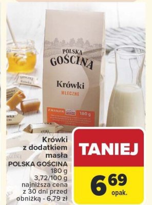 Krówki z dodatkiem masła POLSKA GOSCINA promocja w Carrefour Market