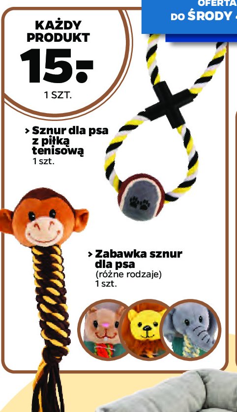 Sznur dla psa promocja