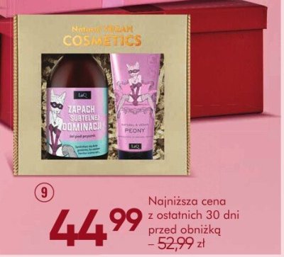 Żel LAQ PIWONIA żel pod prysznic 500 ml + balsam do ciała 200 ml promocja w Super-Pharm
