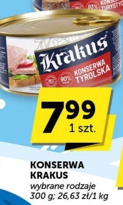Konserwa Krakus promocja w Groszek