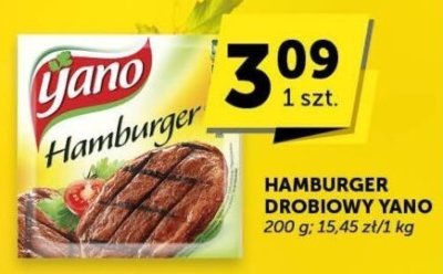 Hamburger drobiowy Yano promocja w Euro Sklep