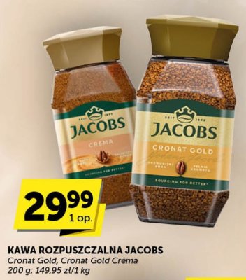 Kawa rozpuszczalna Jacobs Cronat Gold Crema promocja w Euro Sklep
