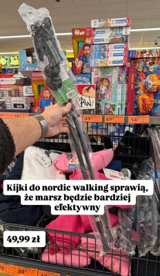 Kijki do nordic walking promocja w Biedronka
