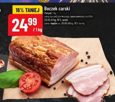 Boczek carski promocja w POLOmarket