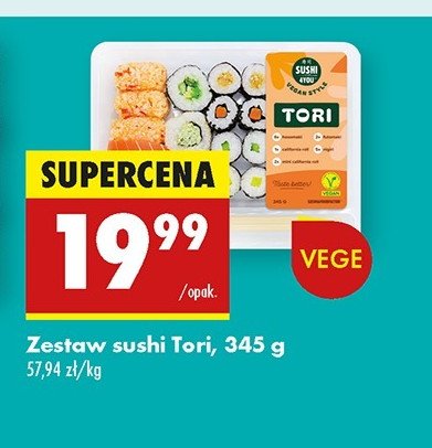 Sushi tori Sushi 4you promocja w Biedronka