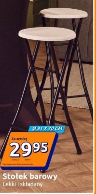 Stołek barowy promocja w Action