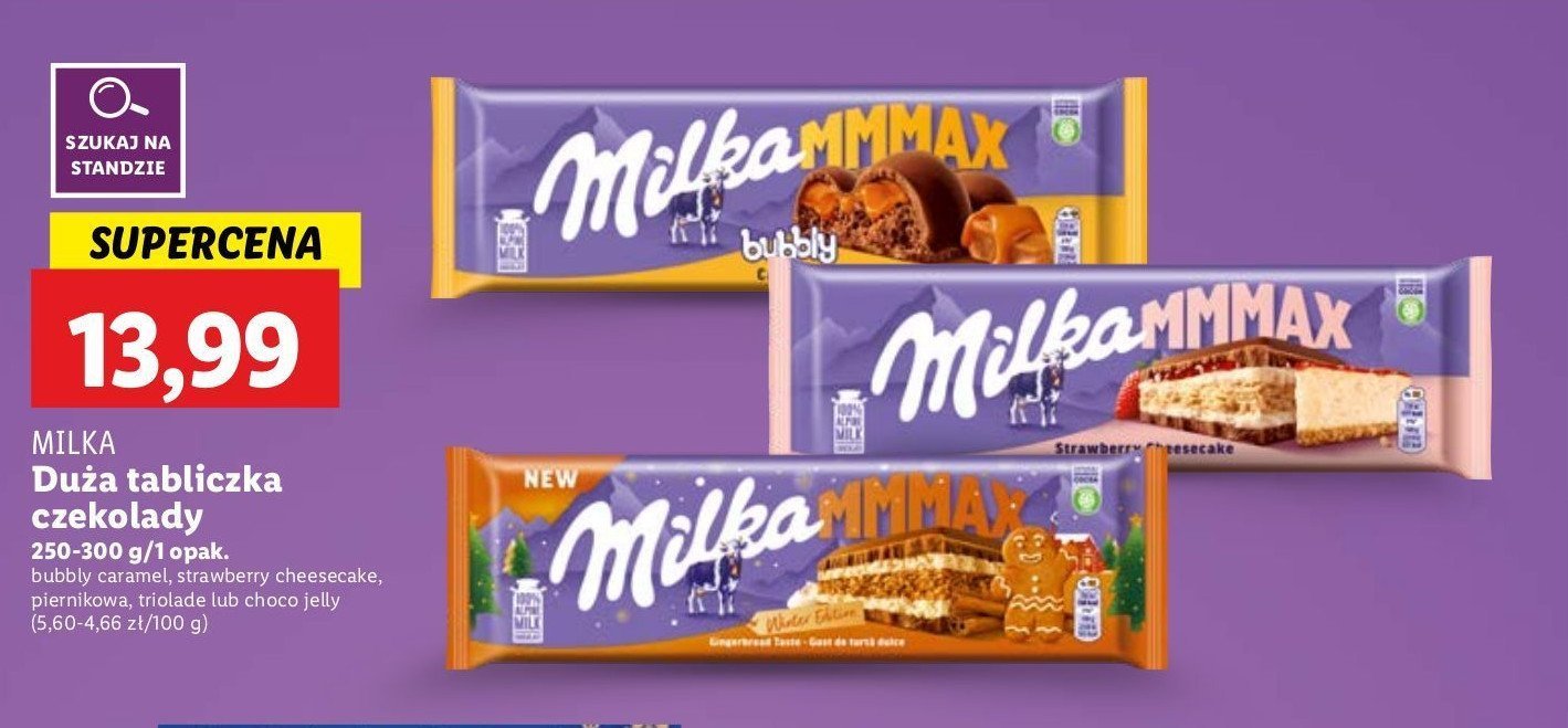 Czekolada winter edition Milka mmmax promocja