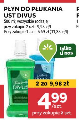 Płyn do płukania jamy ustnej fresh DIVUS promocja