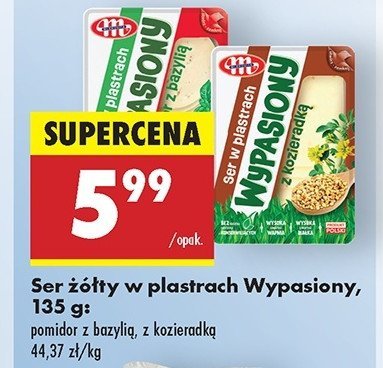 Ser z kozieradką Mlekovita wypasiony promocja