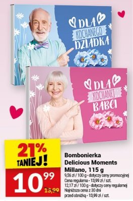 Bombonierka Delicious Moments Millano, 115 g promocja w Twój Market