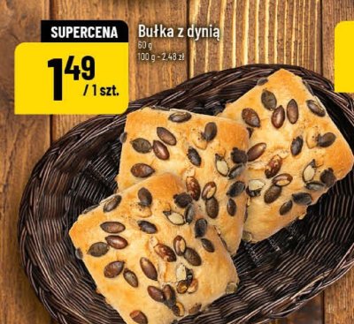 Bułka z dynią promocja w POLOmarket
