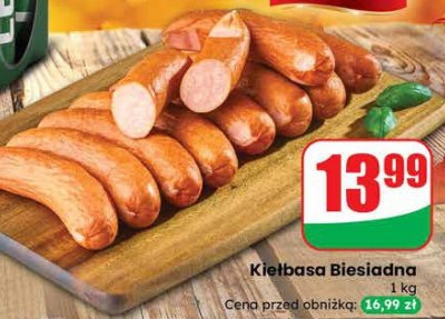 Kiełbasa Biesiadna Agro Rydzyna promocja w Dino
