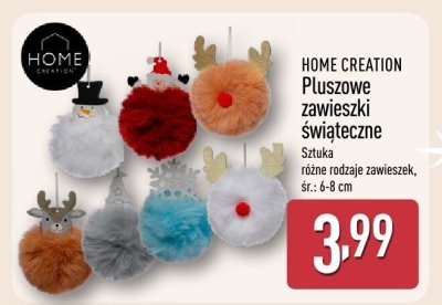 Pluszowe zawieszki świąteczne, różne rodzaje promocja w Aldi