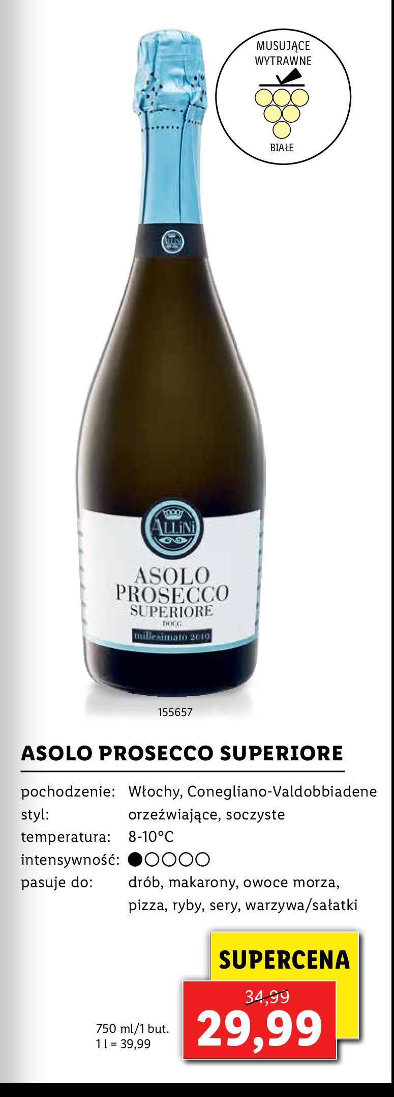 Wino Gasparetto asolo prosecco superiore promocja