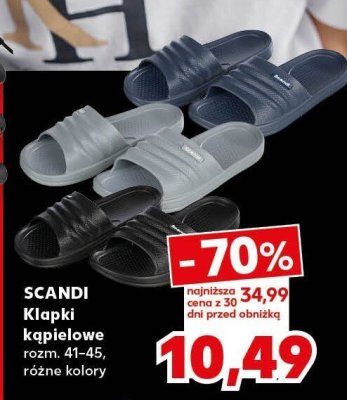 Klapki kąpielowe różne kolory promocja w Kaufland