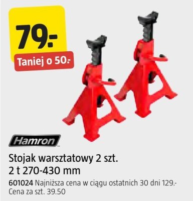 Stojak Hamron warsztatowy promocja w Jula