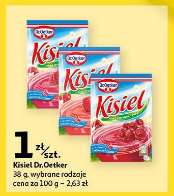 Kisiel żurawinowy Dr. oetker promocja