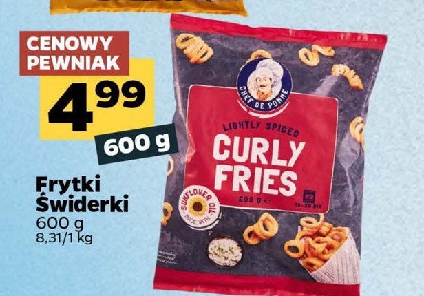 Frytki 艣widerki Chef pomme promocja