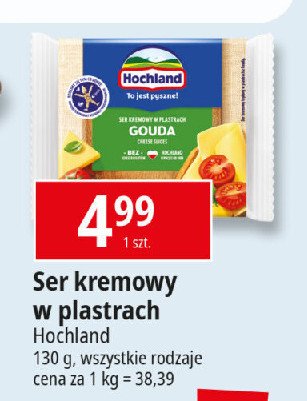 Ser topiony gouda Hochland promocja