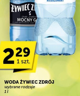 Woda Żywiec Zdrój wybrane rodzaje 1l promocja w Euro Sklep