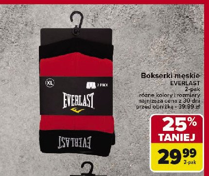 Bokserki męskie Everlast promocja w Carrefour Market