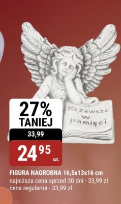 Figura nagrobna 16,5x13x16 cm promocja w bi1