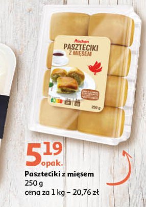 Paszteciki z mięsem Auchan promocja