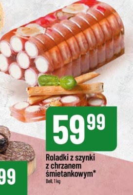 Roladki z szynki z chrzanem śmietankowym Bell promocja w POLOmarket