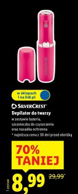 Depilator do twarzy SilverCrest promocja