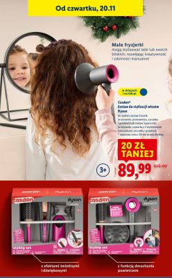 Zestaw do stylizacji włosów Casdon Zestaw do stylizacji włosów Dyson Supersonic promocja w Lidl