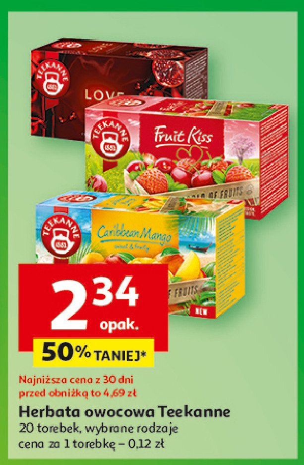 Herbata fruit kiss Teekanne world of fruits promocja