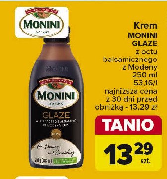 Krem z octu balsamicznego z modeny Monini glaze promocja