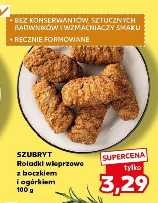 Roladki wieprzowe z boczkiem i ogórkiem promocja w Kaufland