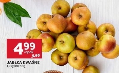 Jabłka kwaśne promocja w Stokrotka
