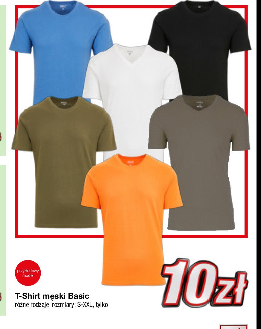 T-shirt męski basic promocja