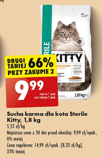 Karma dla kota sterile Kitty promocja