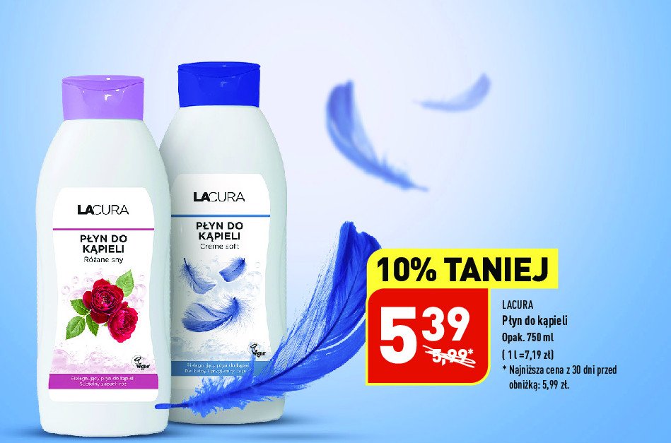 P艂yn do k膮pieli creme soft Lacura promocja