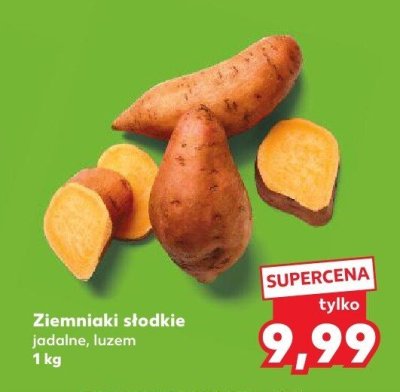 Ziemniaki słodkie jadalne, luzem promocja w Kaufland