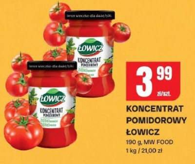 Koncentrat pomidorowy Łowicz promocja w Chorten
