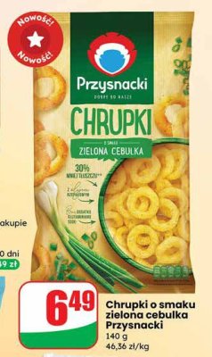 Chrupki o smaku zielona cebulka Przysnacki promocja w Dino